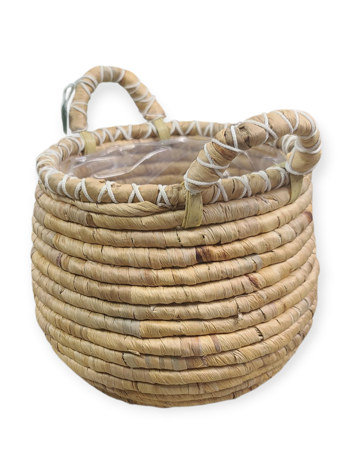 13" Woven Wicker Planter Basket