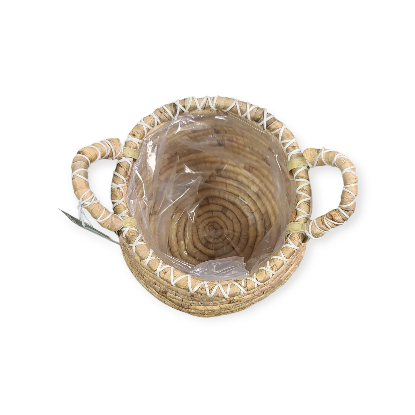 13" Woven Wicker Planter Basket