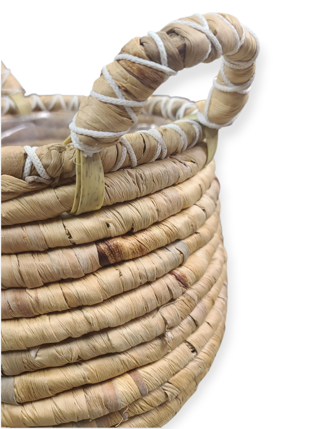 13" Woven Wicker Planter Basket