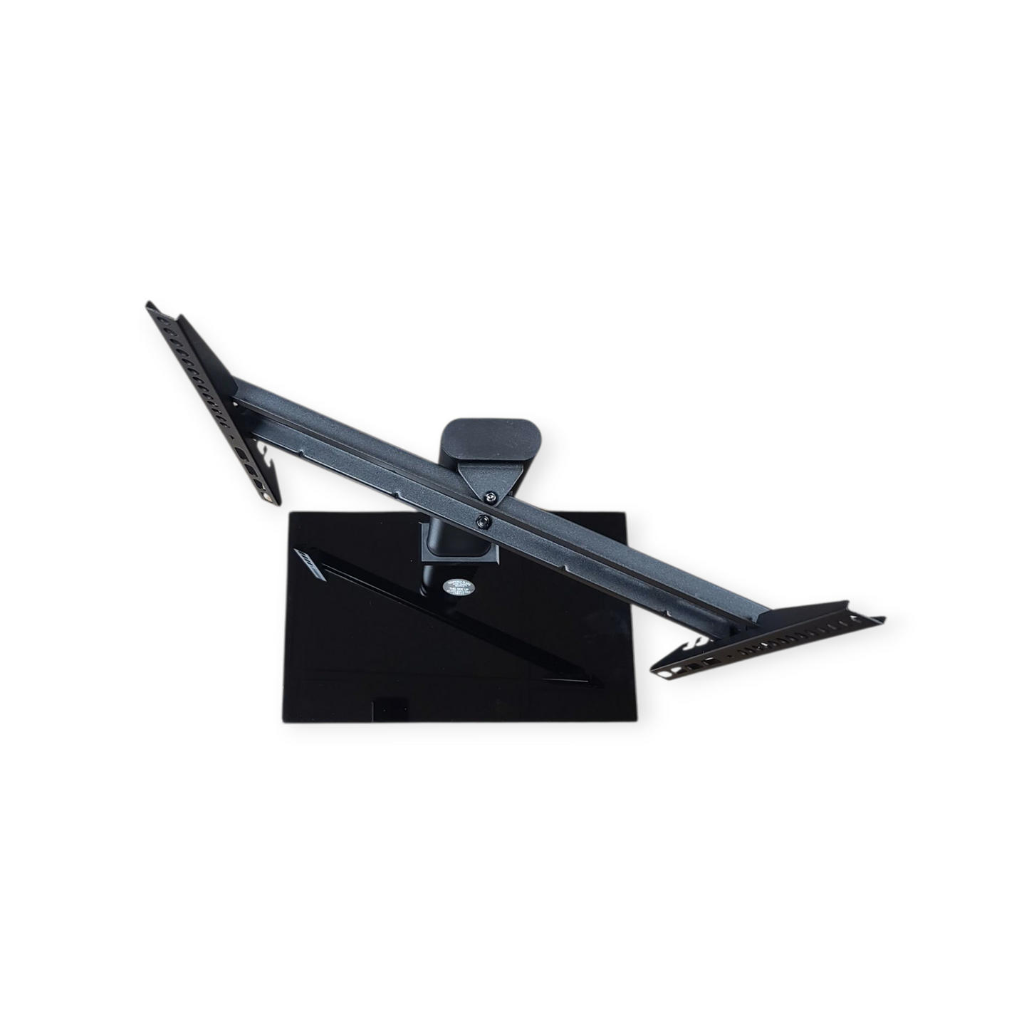 Tabletop TV Stand with Tempered Glass Base Universal Fit VESA