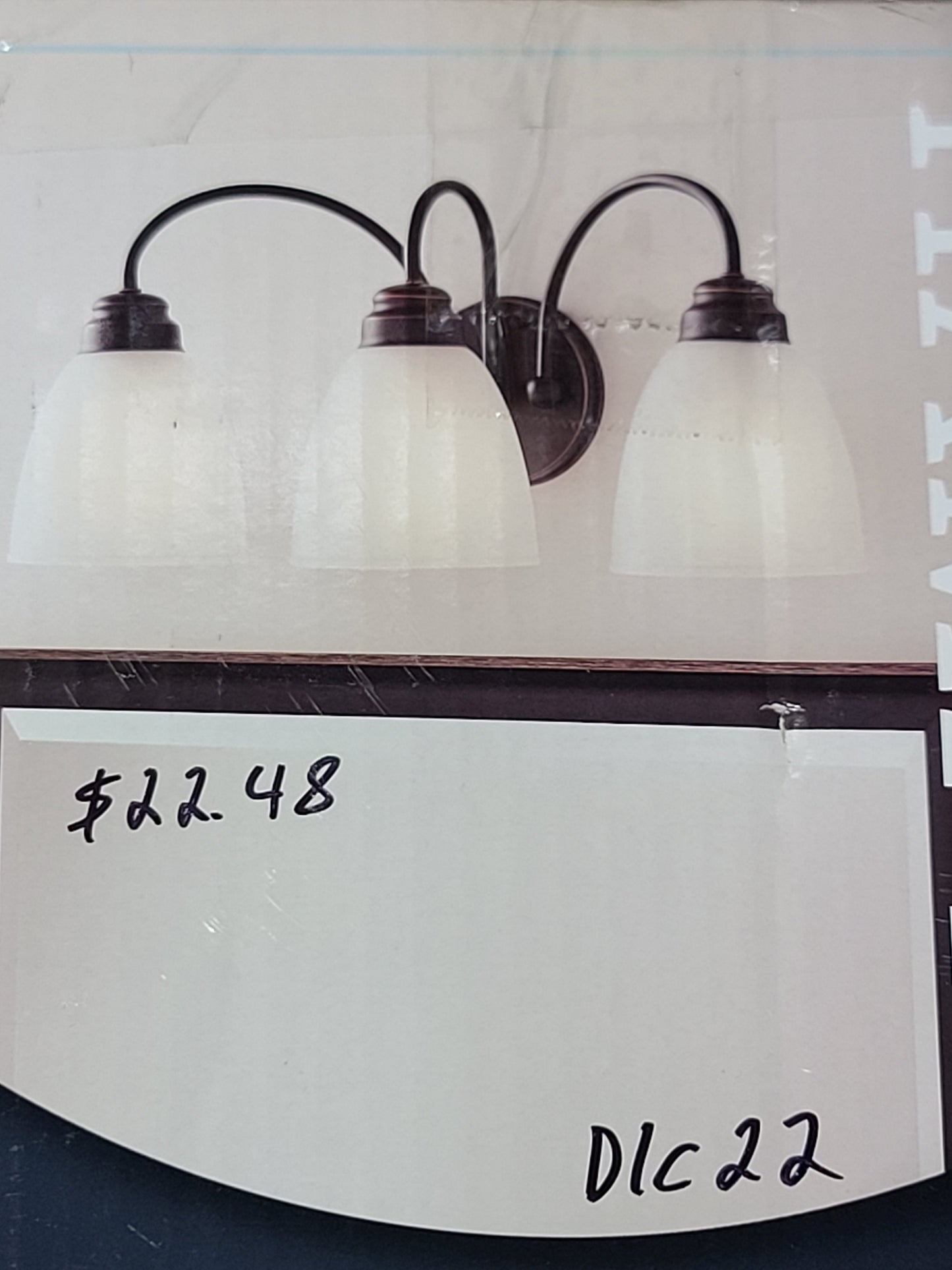 3 light vanity fixture