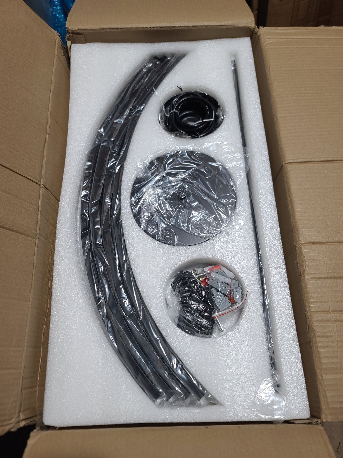 24 Ligh Chandelier Farmhouse Black